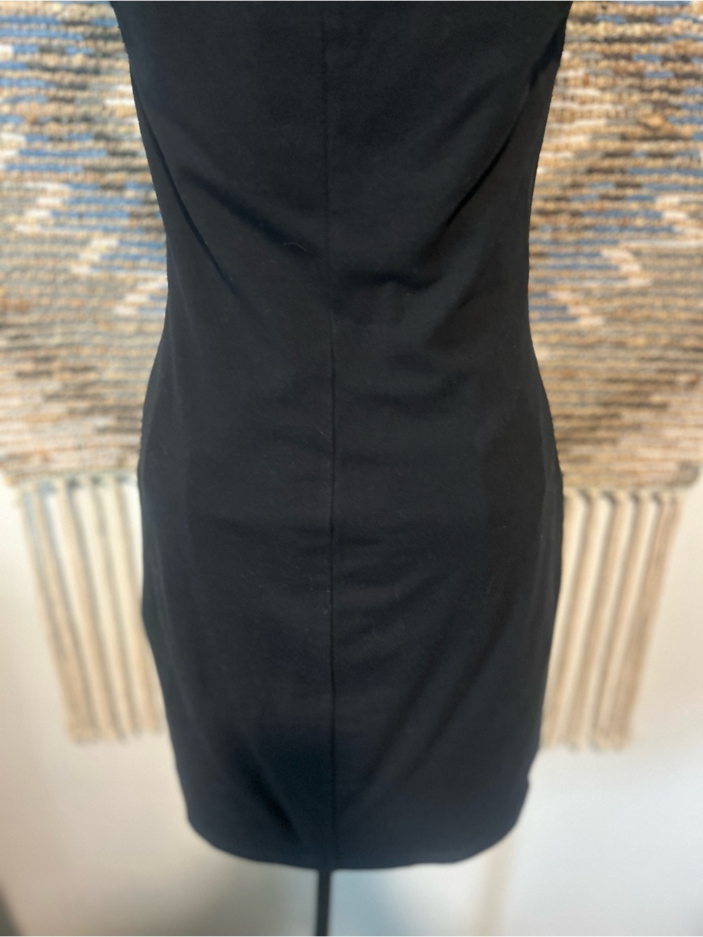 Express Black & White Geometric Bodycon Dress - Picture 8 of 10